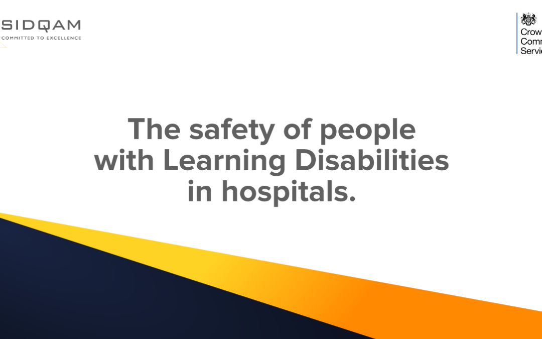 A post from our CEO following the recent Health Services Safety Investigations Body relating to the safety of people with Learning Disabilities in hospitals